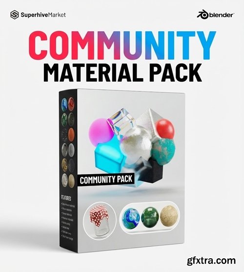 SuperhiveMarket - Community Material Pack