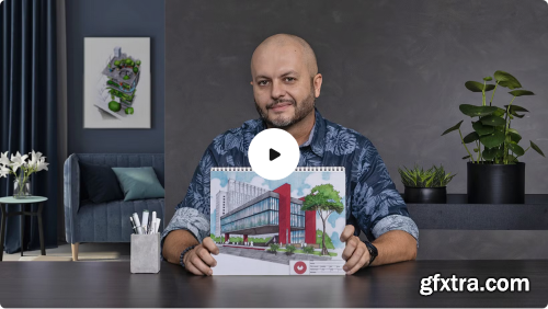 Domestika - Architectural Illustration: Humanize the Design of a Space