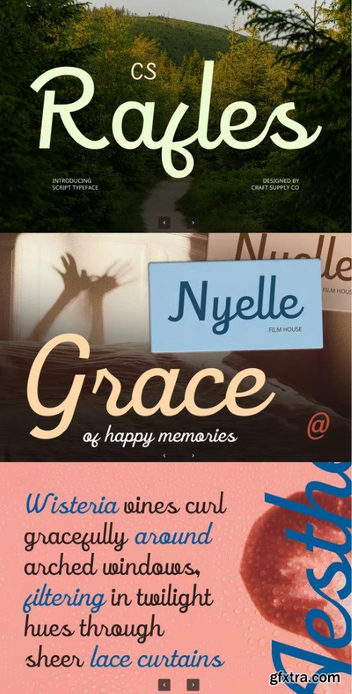 Rafles – Script Font