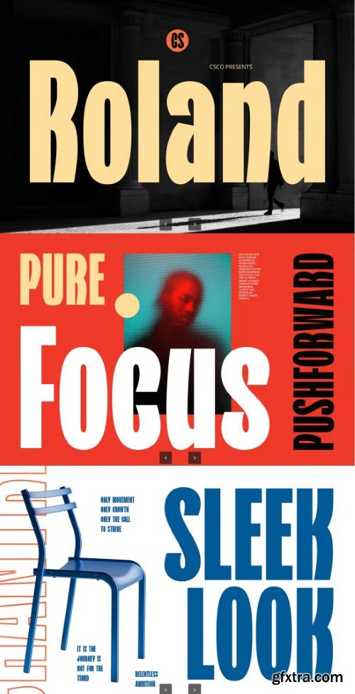 Roland – Bold Font