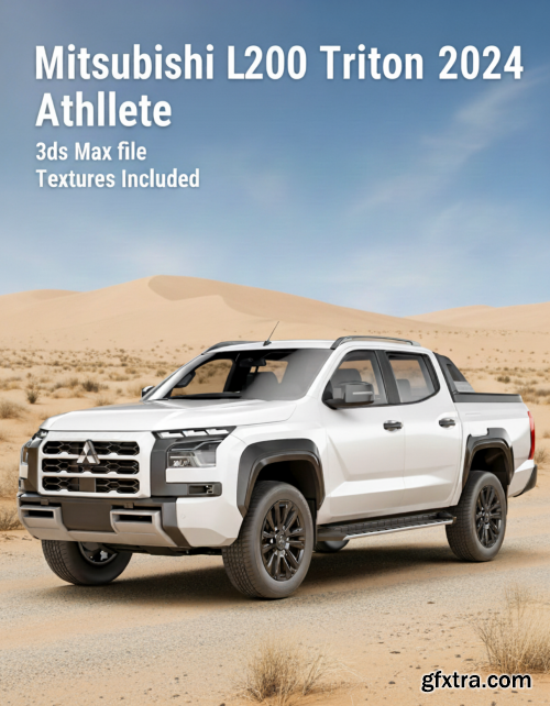 Mitsubishi L200 Triton Athlete 2024 3D Model
