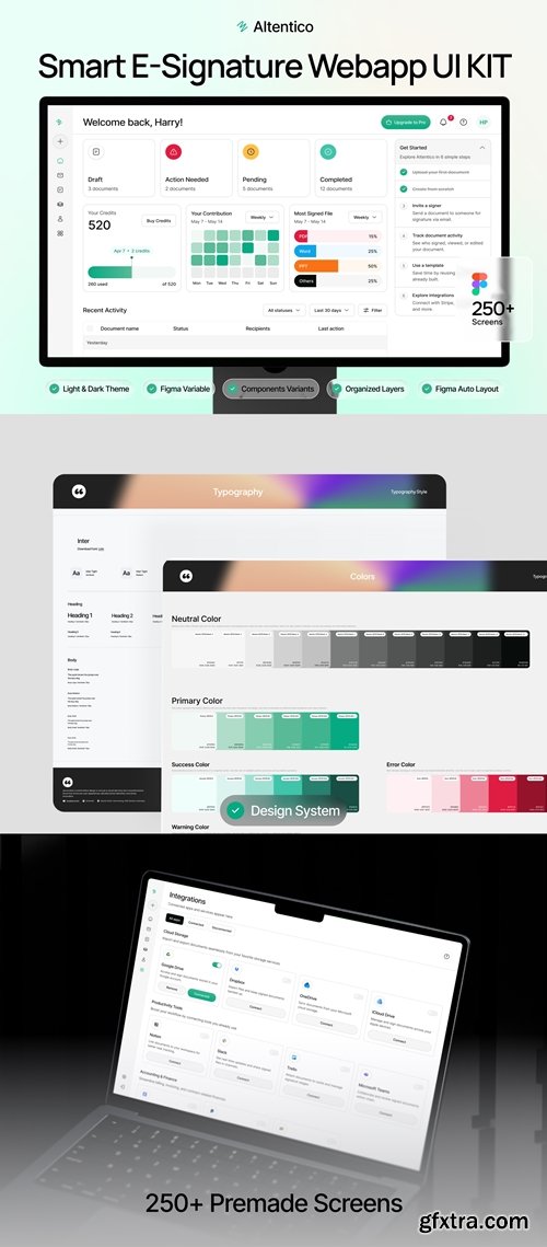 AItentico - Smart E-Signature Doc WebApp UI KIT