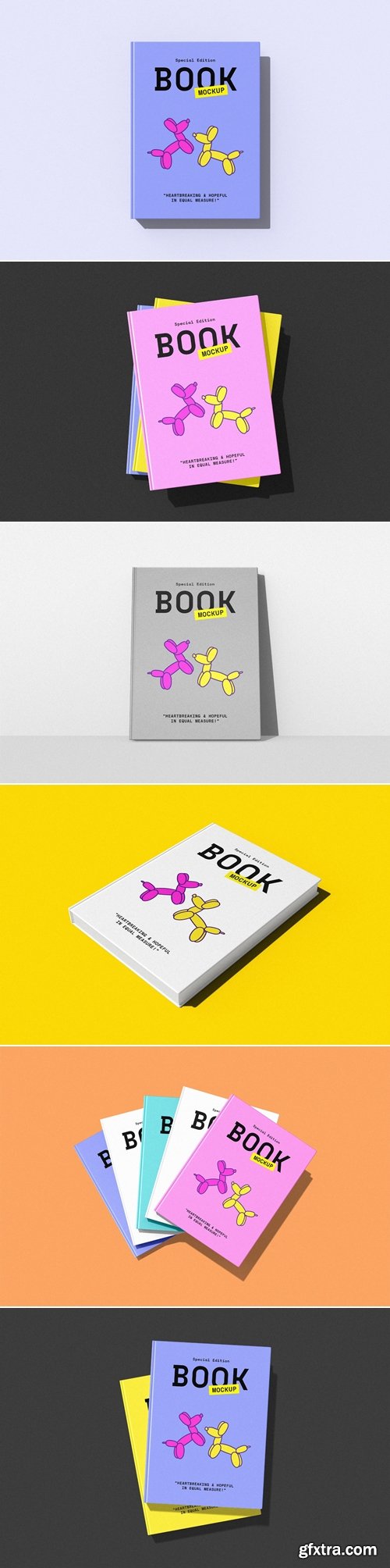 CreativeMarket - Book Mockup Collection