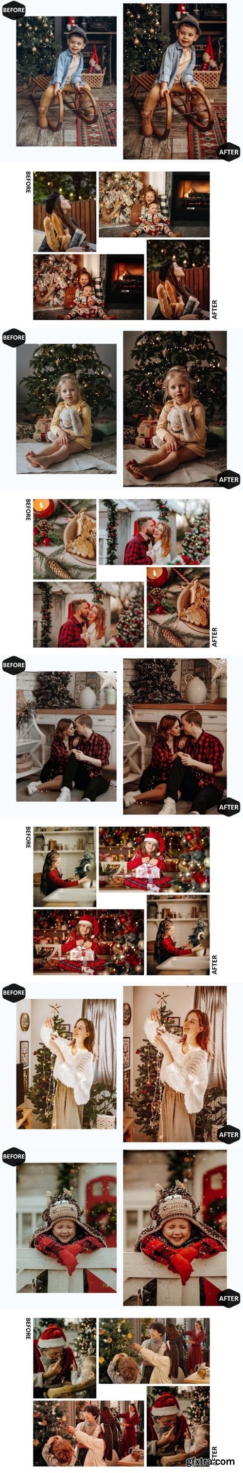 Filtergrade - 10 Gingerbread Xmas Mobile & Desktop Lightroom Presets
