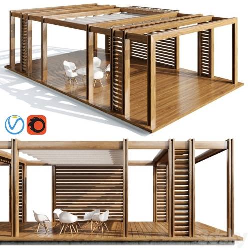 '3dsky Pro - pergola _ outdoor living space 01_corradi' '3dsky Pro - pergola _ outdoor living space 01_corradi'