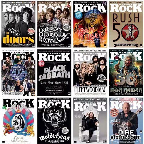 Classic Rock UK - Full Year 2025 Collection