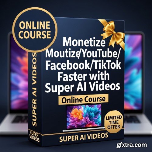 Udemy - Monetize YouTube/Facebook/Tiktok Faster with Super AI Videos