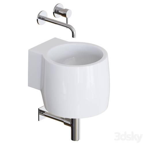 '3dsky Pro - Wall-mounted washbasin sink' '3dsky Pro - Wall-mounted washbasin sink'