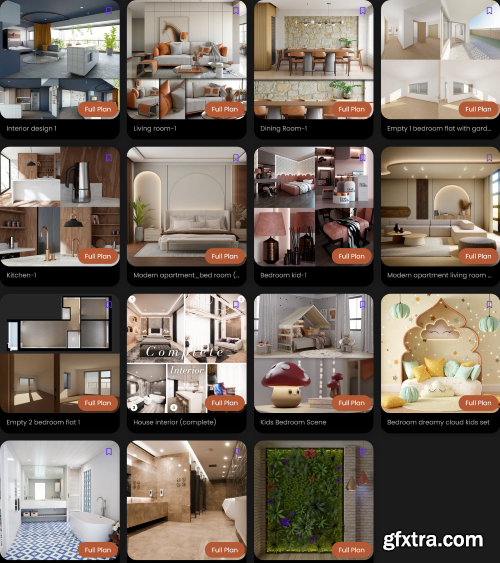 BlenderKit - Scenes Pack #1
