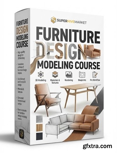 SuperhiveMarket - Furniture Design Modeling Course