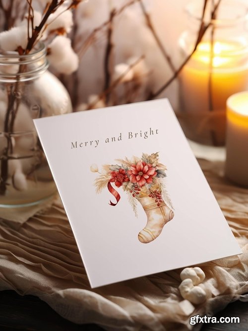 CreativeMarket - Christmas Watercolor Collection