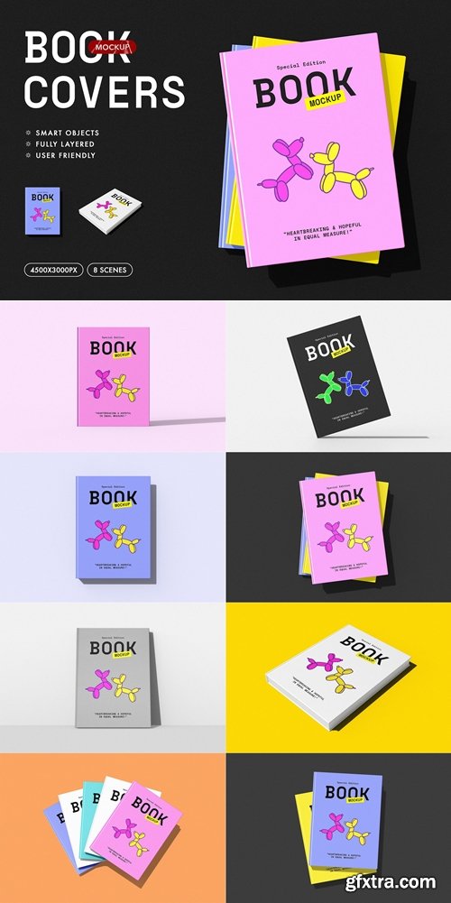 CreativeMarket - Book Mockup Collection