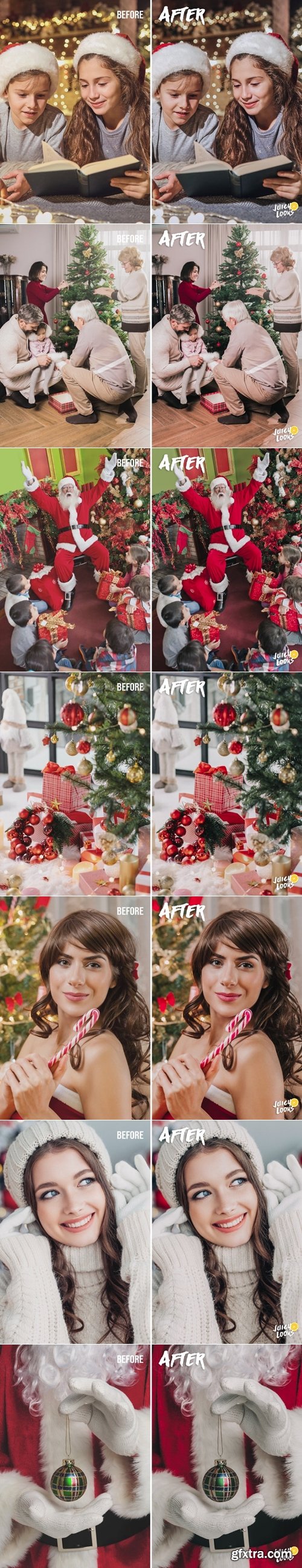 SantaClause - 7 Christmas Lightroom Presets, Mobile & Desktop SantaClause - 7 Christmas Lightroom Presets, Mobile & Desktop