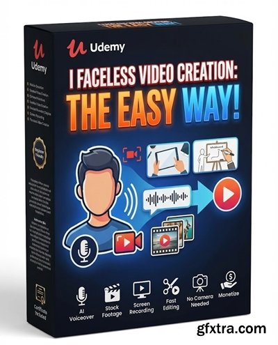 Udemy - AI Faceless Video Creation: THE EASY WAY! Udemy - AI Faceless Video Creation: THE EASY WAY!