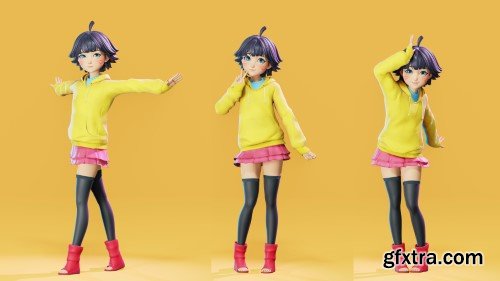 Artstation - Himawari – Naruto character fan-art modeling - Flycat Artstation - Himawari – Naruto character fan-art modeling - Flycat