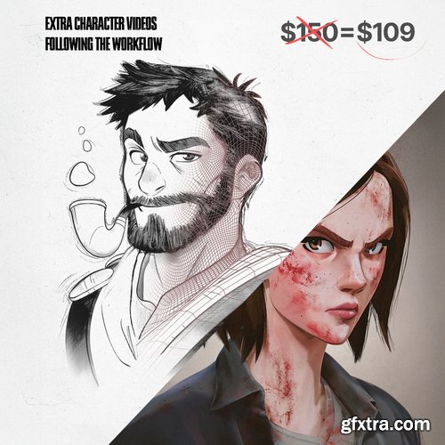 Mani Salguero - Hand-Painted Character with 2D look Maya (ENG/ESP)