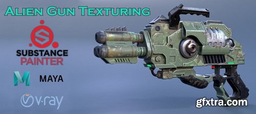 Artstation - Darrell Abney - Alien gun texturing and rendering tutorial