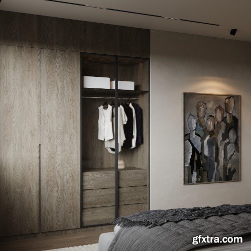 Bedroom Interior Scene 03