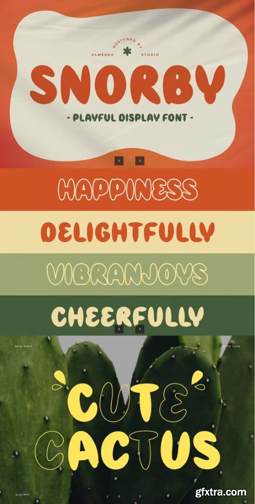 Snorby – Playful Display Font