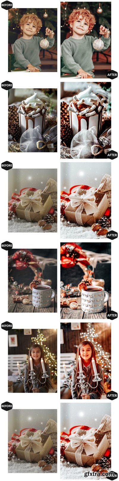 Filtergrade - Moody Xmas Lightroom Presets ,Action and ACR