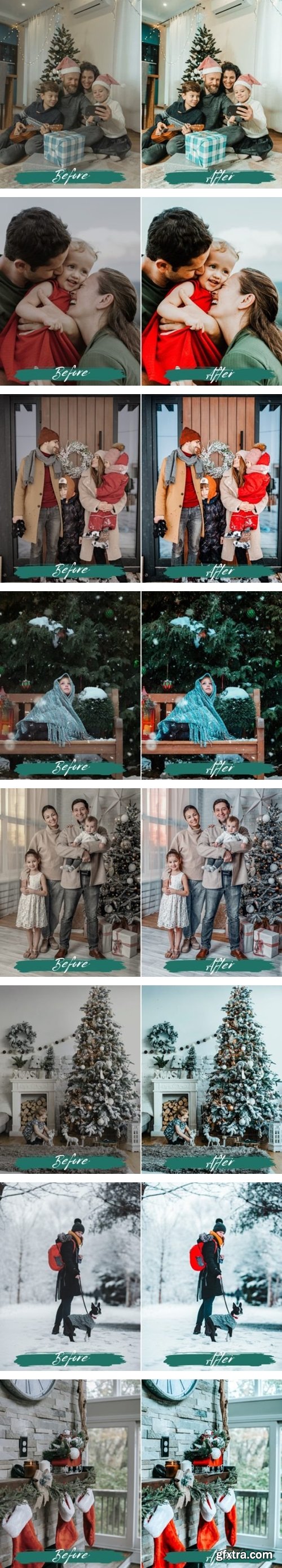 Winter Holiday Lightroom Presets