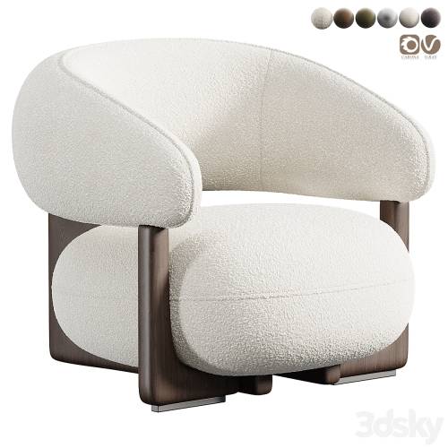 '3dsky Pro - Ruby Lounge Chair Cattelan Italia'
