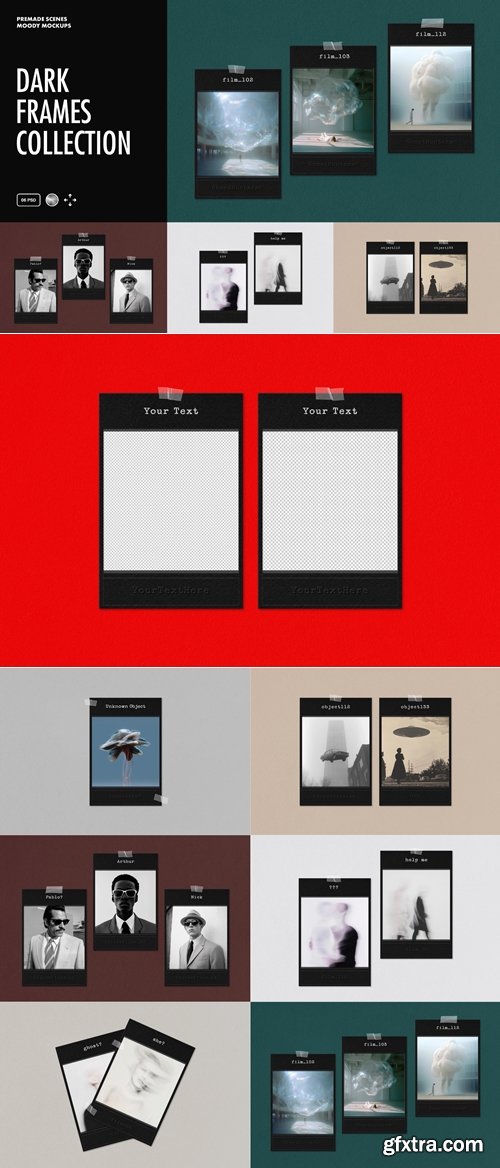 Dark Frame Mockups Collection