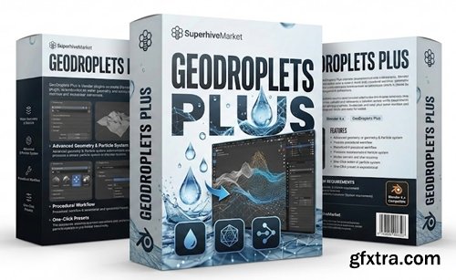 SuperhiveMarket - GeoDroplets Plus v1.1 for Blender
