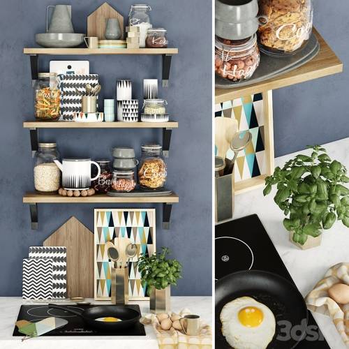 '3dsky Pro - Kitchen set FERM LIVING'