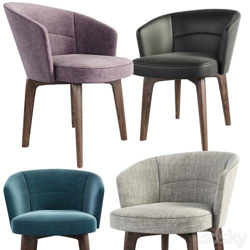 '3dsky Pro - Minotti Amelie Dining Chair'