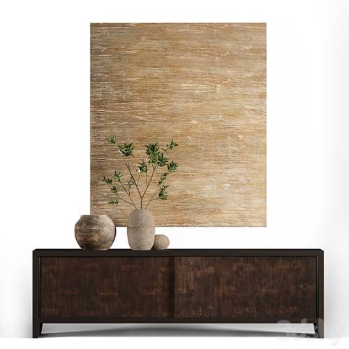 '3dsky Pro - Wyeth Split Bamboo Media Sideboard'