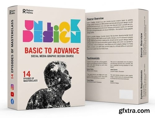 Rajeev Mehta - Unlock Design - Basic to Advance Social Media Graphic Design Course