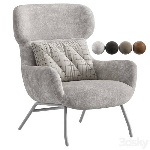 '3dsky Pro - Belina Armchair Kave Home'
