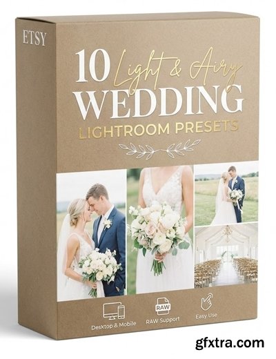 10 Light & Airy Wedding Lightroom Presets