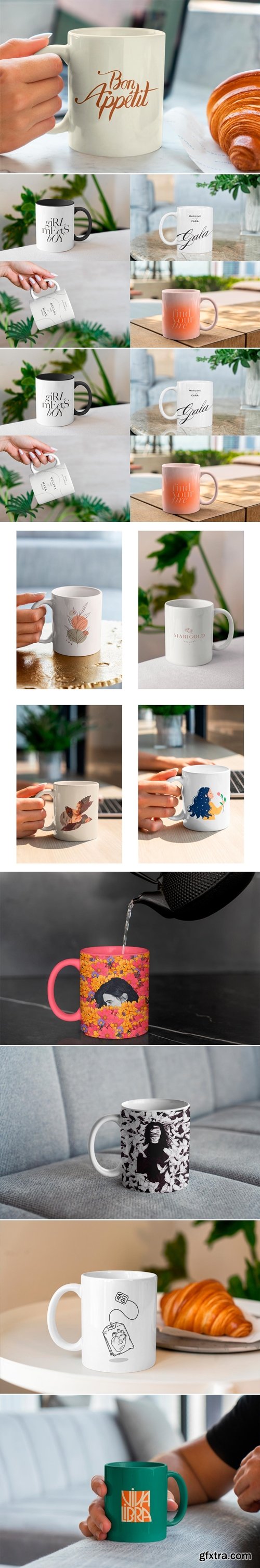 MockupCloud - Mug MockUp Office Set