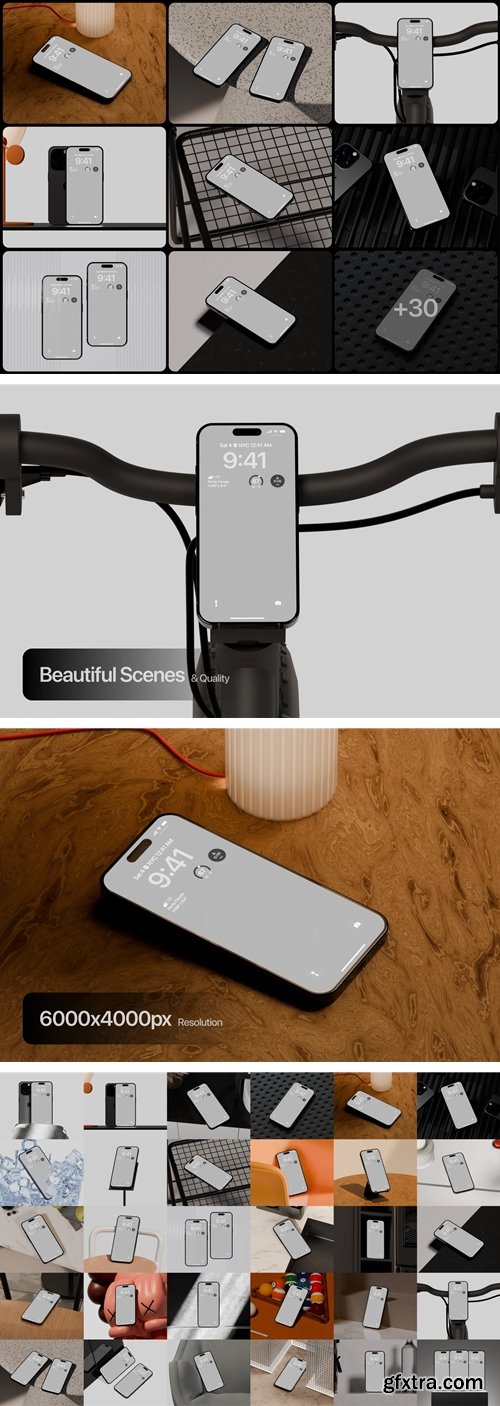 Arpit Brandings - iPhone 16 Pro Mockup Bundle