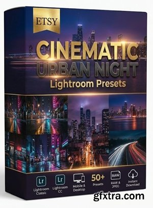 Cinematic Urban Night Lightroom Presets