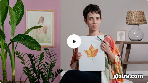 Domestika - ‌Illustration of Natural Elements in Watercolor Domestika - ‌Illustration of Natural Elements in Watercolor