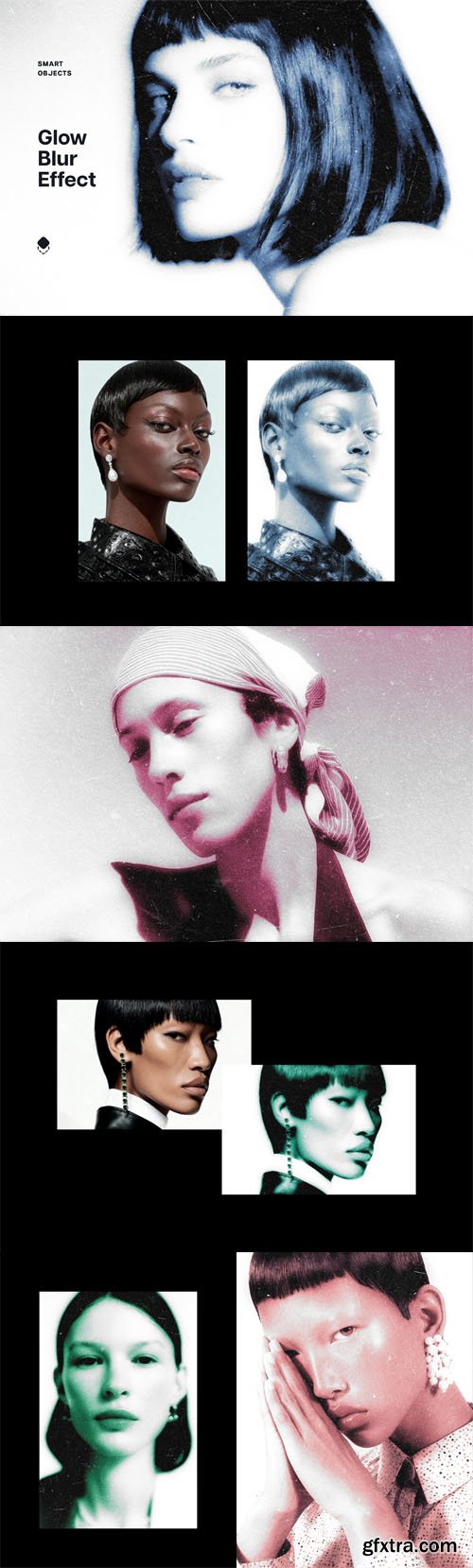 Glow Blur Photo Effect for Photoshop