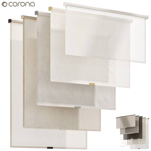 '3dsky Pro - Roller blinds Curtains 03, Roller blinds' '3dsky Pro - Roller blinds Curtains 03, Roller blinds'