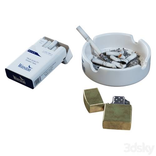 '3dsky Pro - Ashtray Set'