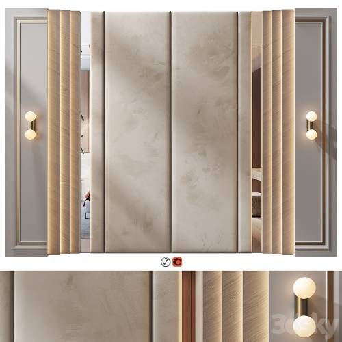 '3dsky Pro - Headboard Wall Panel Decor 111'