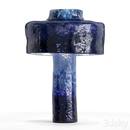 '3dsky Pro - blue ceramic table lamp'