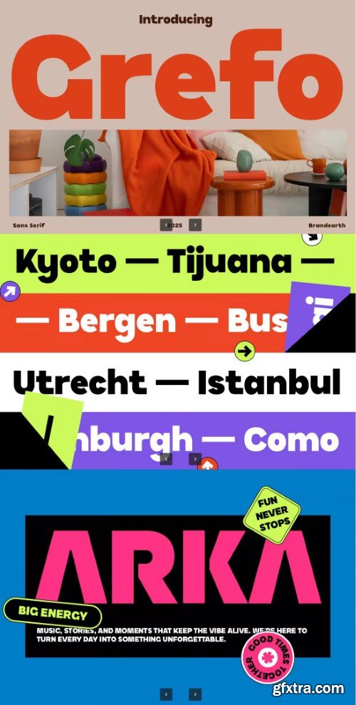 Grefo Sans Serif Font