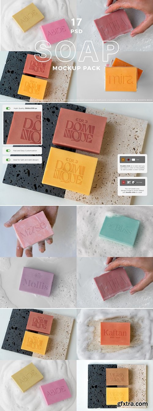 MockupCloud - Soap MockUps Pack Dikarte Media