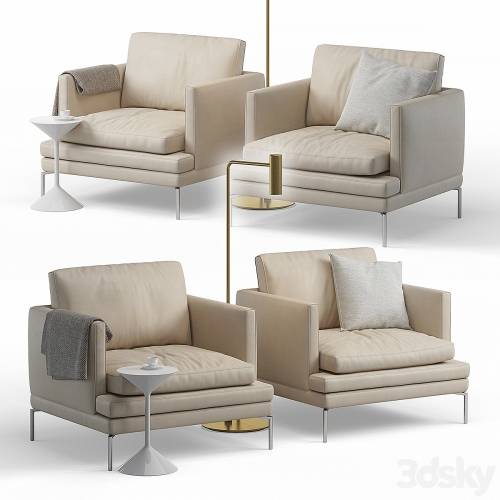 '3dsky Pro - Zanotta William Armchairs'