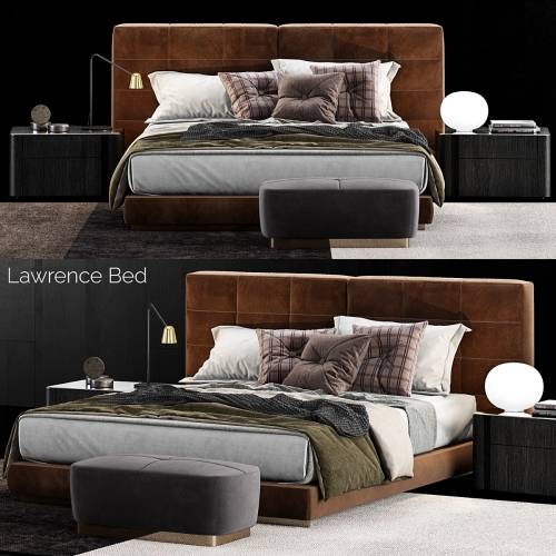 '3dsky Pro - Minotti Lawrence Bed 4'