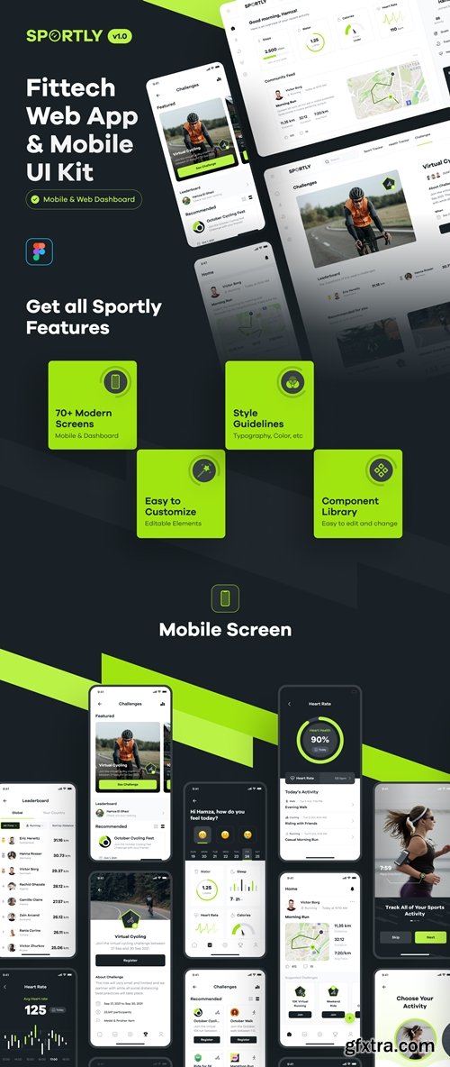 Sportly - Fittech Web App UI Kit
