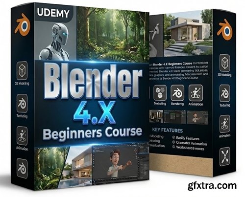 Udemy - Blender 4.X Beginners Course