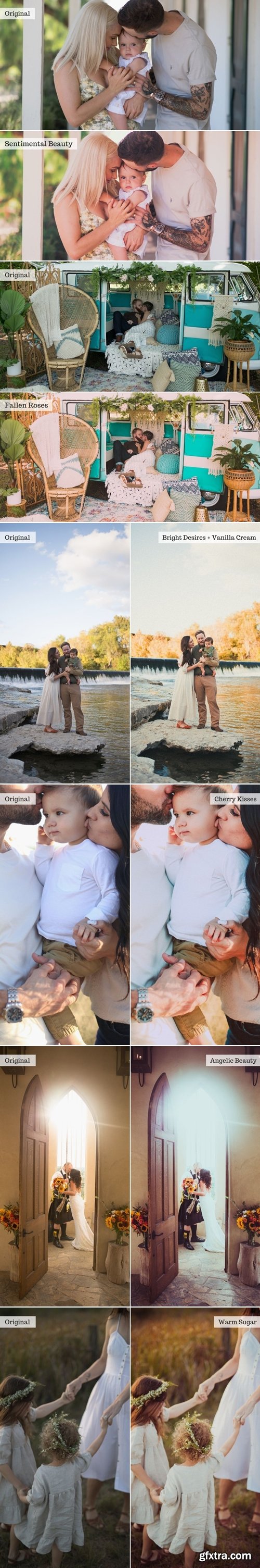 The Luxe Lens - Love Story Lightroom Presets - Desktop & Mobile